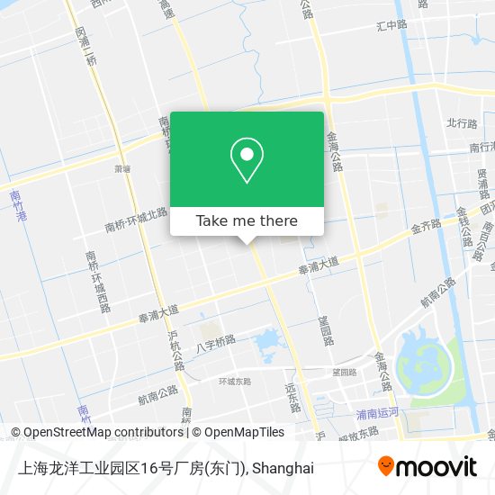 上海龙洋工业园区16号厂房(东门) map