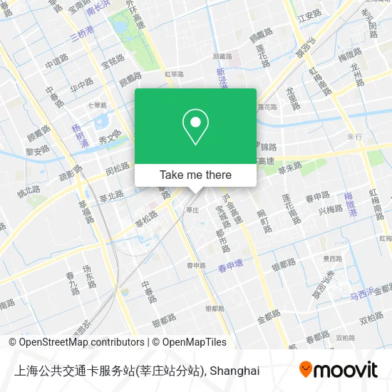 上海公共交通卡服务站(莘庄站分站) map