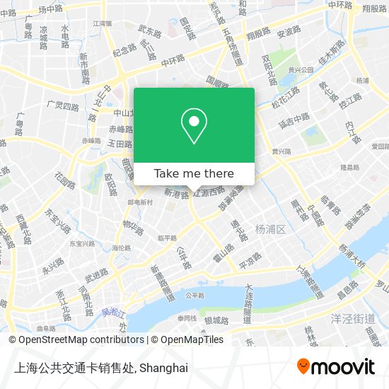 上海公共交通卡销售处 map