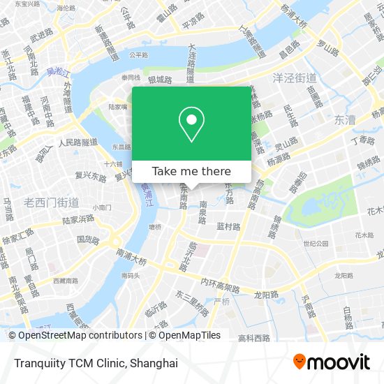 Tranquiity TCM Clinic map