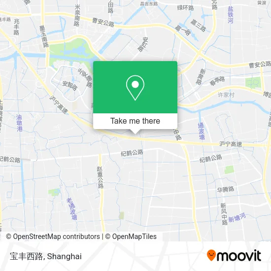 宝丰西路 map