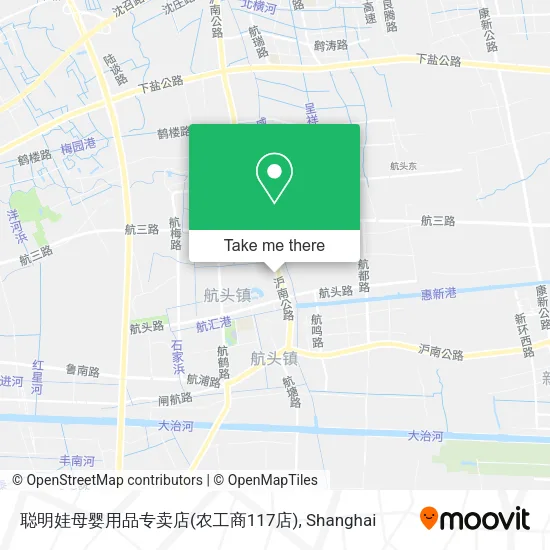 聪明娃母婴用品专卖店(农工商117店) map