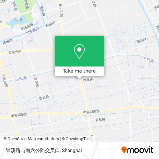崇溪路与南六公路交叉口 map
