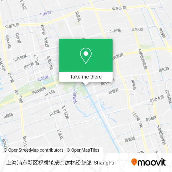 上海浦东新区祝桥镇成余建材经营部 map