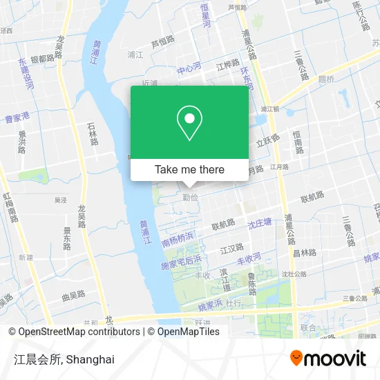 江晨会所 map