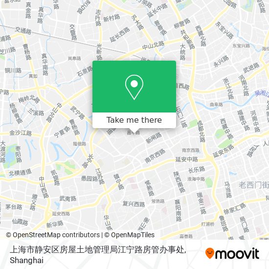 上海市静安区房屋土地管理局江宁路房管办事处 map