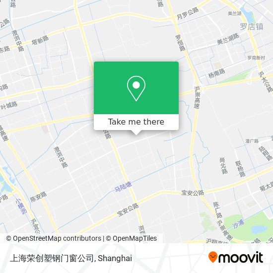 上海荣创塑钢门窗公司 map