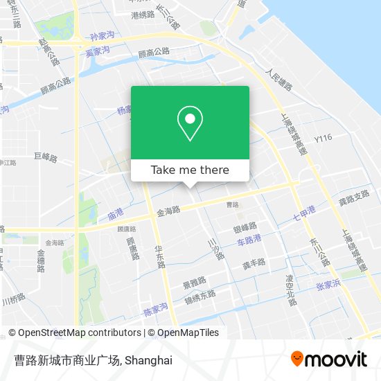 曹路新城市商业广场 map
