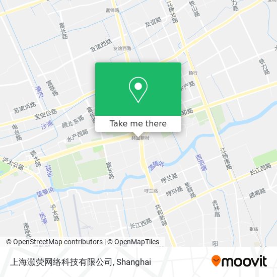 上海灏荧网络科技有限公司 map