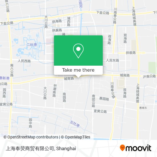 上海奉荧商贸有限公司 map