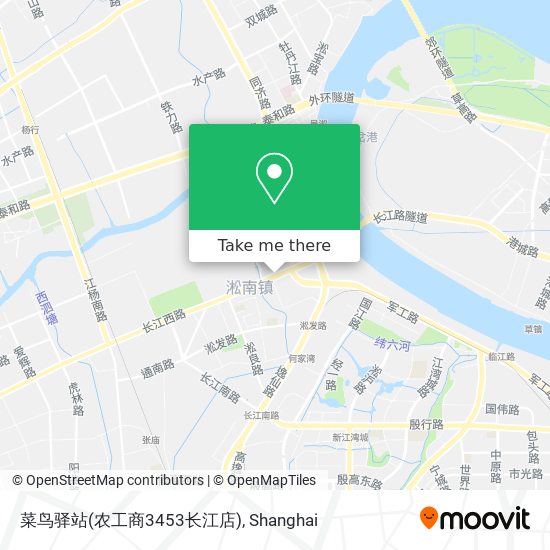 菜鸟驿站(农工商3453长江店) map