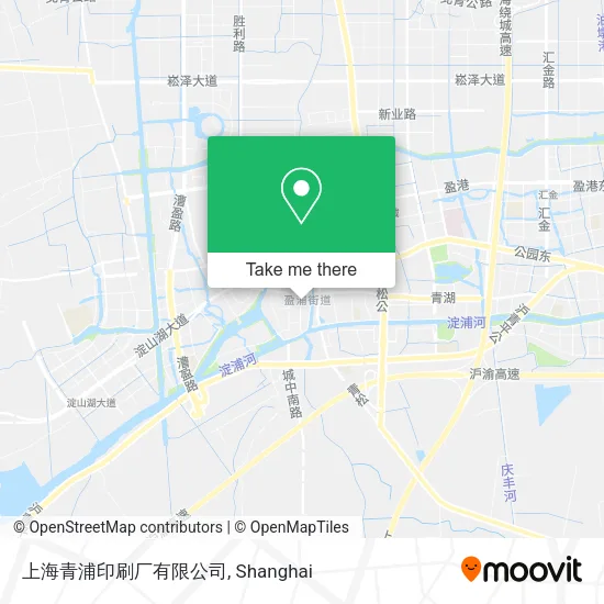 上海青浦印刷厂有限公司 map