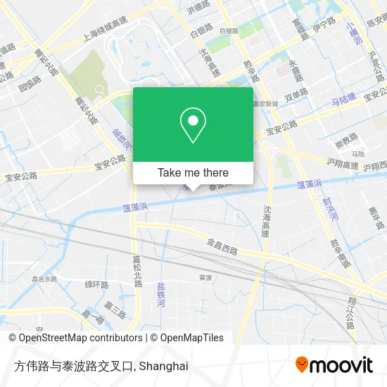 方伟路与泰波路交叉口 map