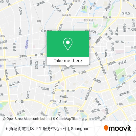 五角场街道社区卫生服务中心-正门 map