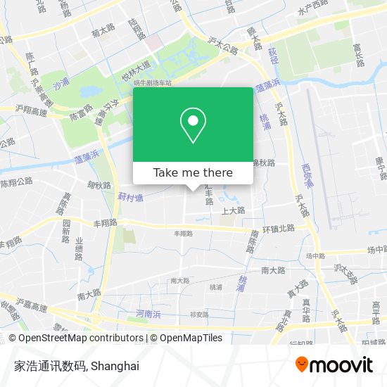 家浩通讯数码 map