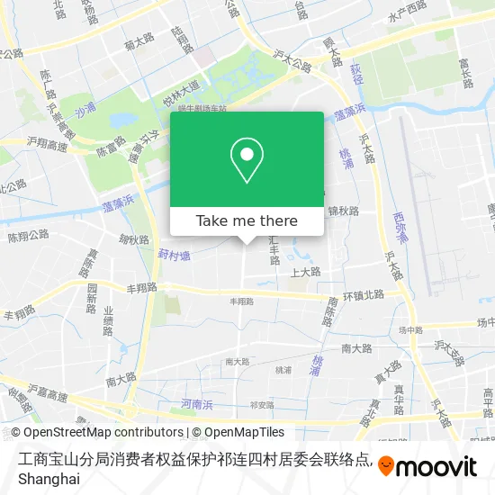 工商宝山分局消费者权益保护祁连四村居委会联络点 map
