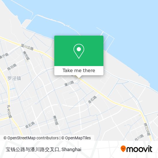 宝钱公路与潘川路交叉口 map