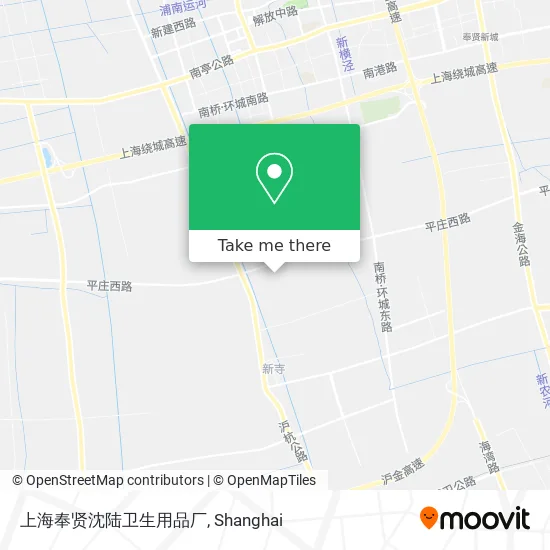 上海奉贤沈陆卫生用品厂 map