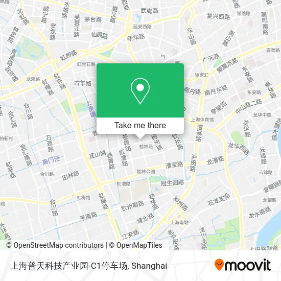 上海普天科技产业园-C1停车场 map