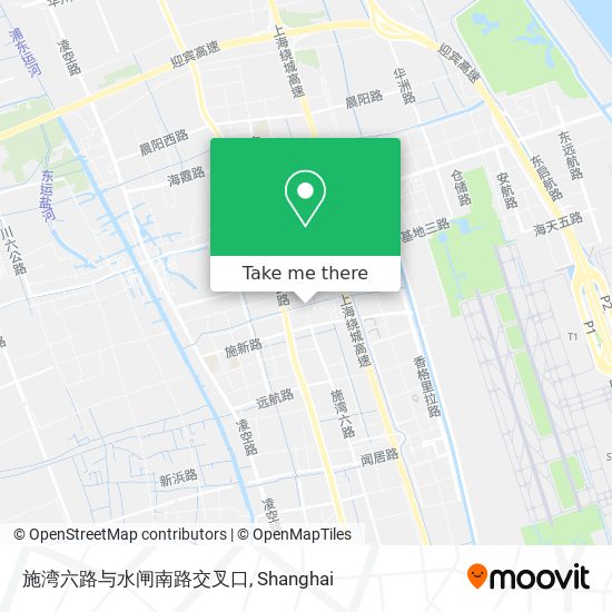 施湾六路与水闸南路交叉口 map