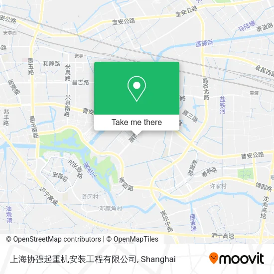 上海协强起重机安装工程有限公司 map