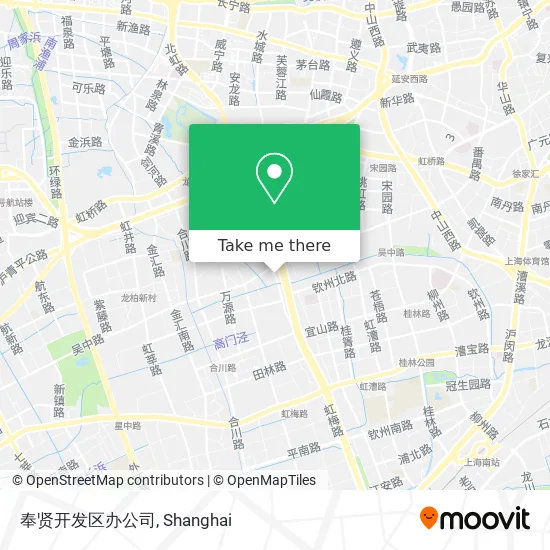 奉贤开发区办公司 map