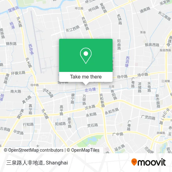 三泉路人非地道 map