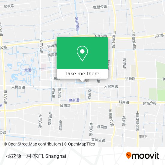 桃花源一村-东门 map