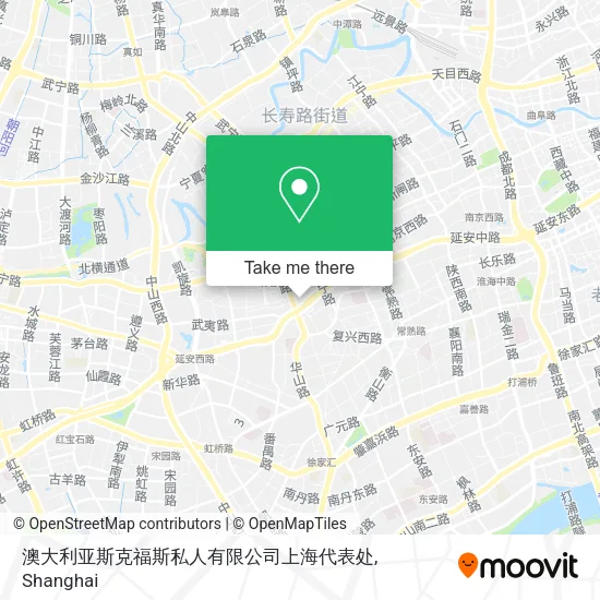 澳大利亚斯克福斯私人有限公司上海代表处 map