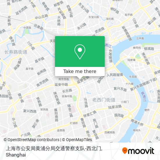 上海市公安局黄浦分局交通警察支队-西北门 map