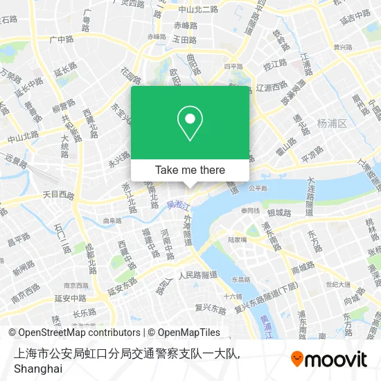 上海市公安局虹口分局交通警察支队一大队 map
