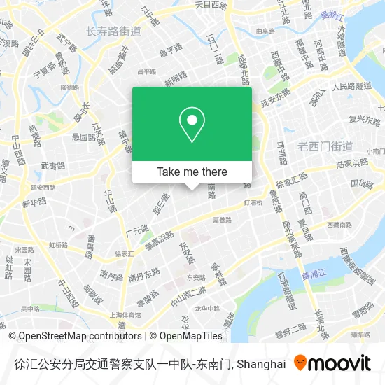 徐汇公安分局交通警察支队一中队-东南门 map