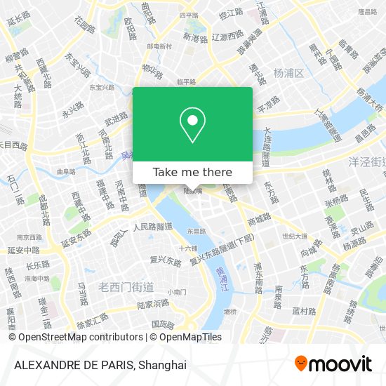 ALEXANDRE DE PARIS map
