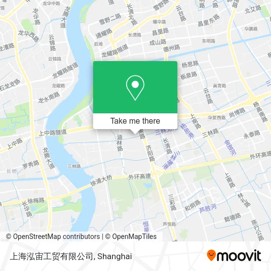 上海泓宙工贸有限公司 map