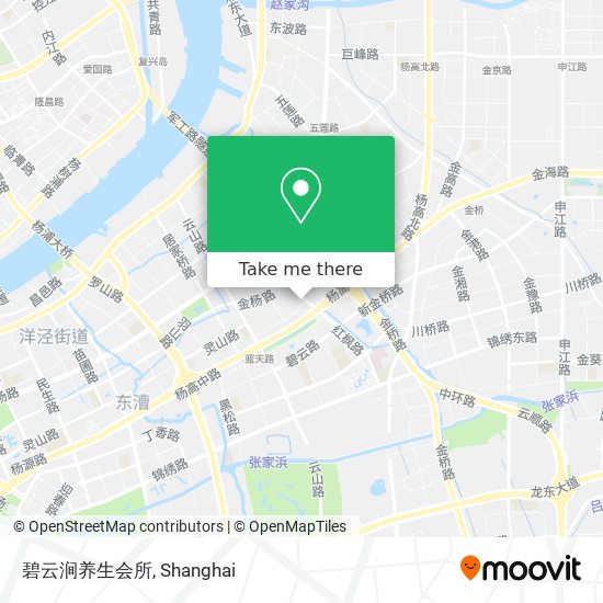碧云涧养生会所 map
