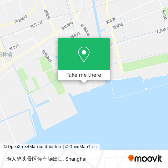 渔人码头景区停车场出口 map