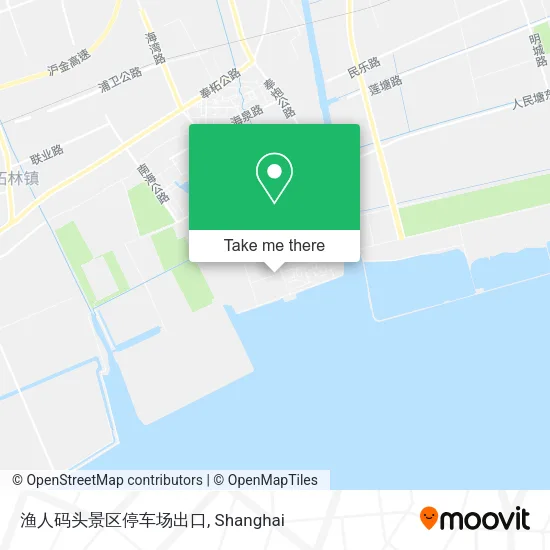 渔人码头景区停车场出口 map