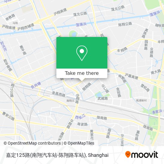 嘉定125路(南翔汽车站-陈翔路车站) map