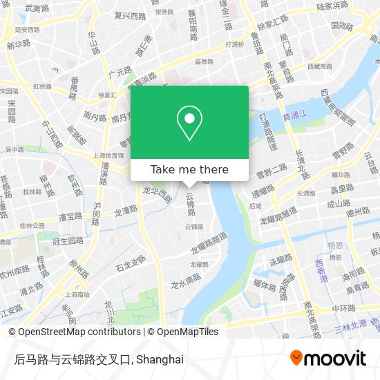 后马路与云锦路交叉口 map