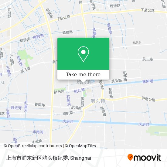 上海市浦东新区航头镇纪委 map