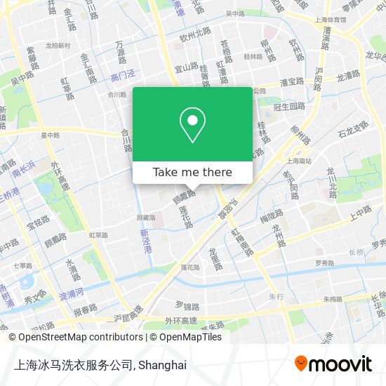 上海冰马洗衣服务公司 map