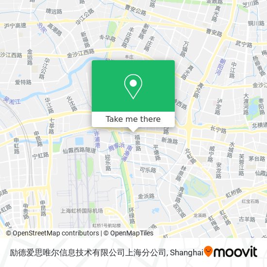 励德爱思唯尔信息技术有限公司上海分公司 map