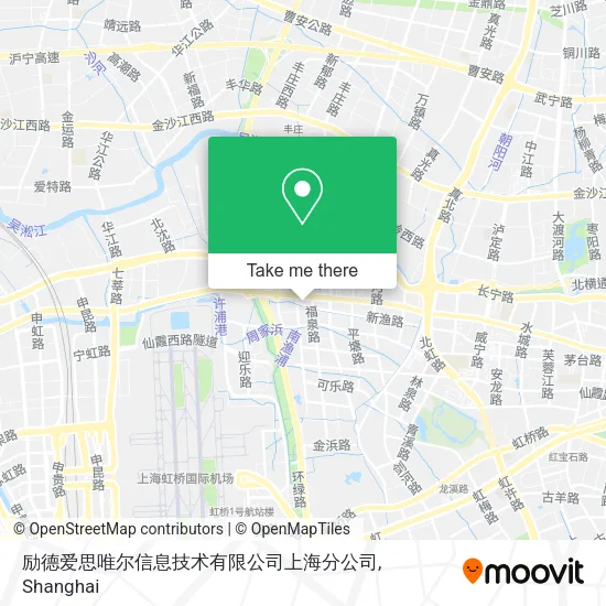 励德爱思唯尔信息技术有限公司上海分公司 map