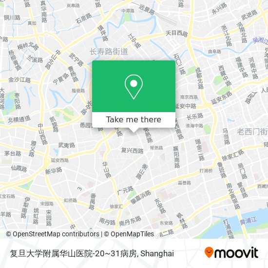 复旦大学附属华山医院-20~31病房 map