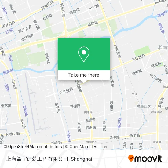上海益宇建筑工程有限公司 map