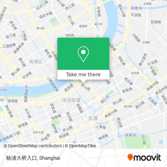 杨浦大桥入口 map