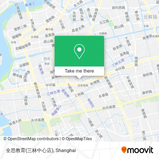 全思教育(三林中心店) map