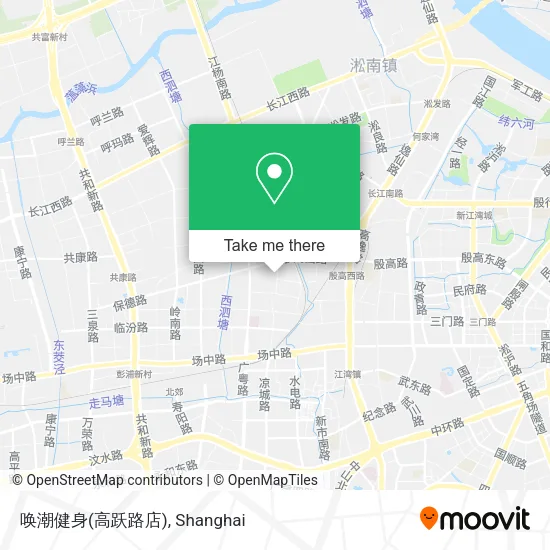 唤潮健身(高跃路店) map