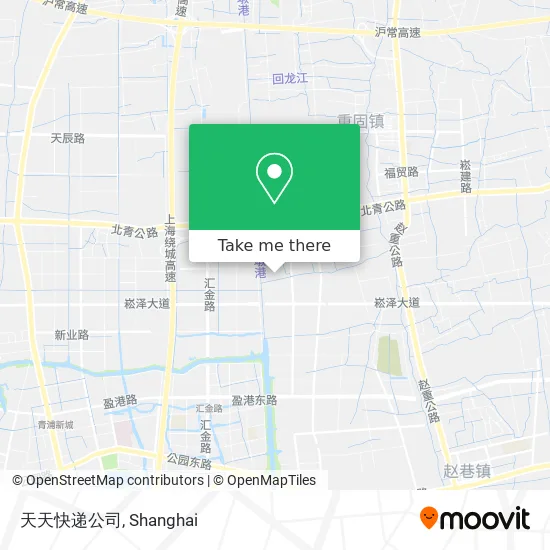 天天快递公司 map