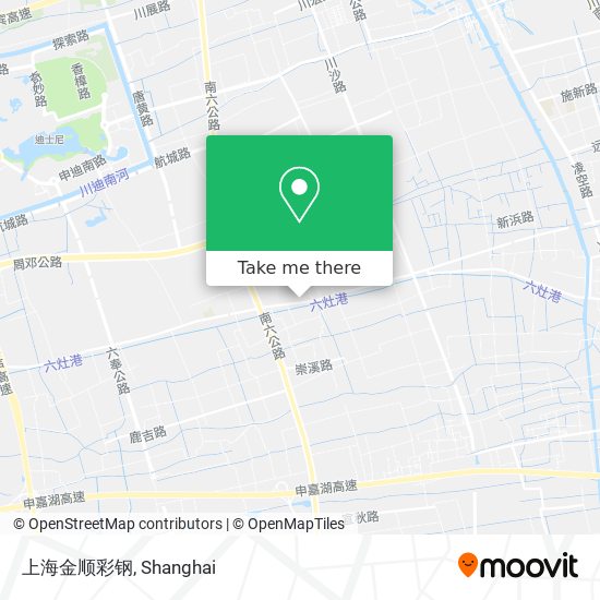 上海金顺彩钢 map